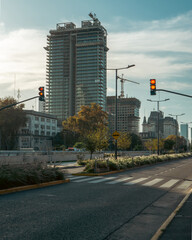 The deserted streets of South America