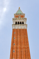 Fototapeta na wymiar The Majestic St. Mark's Campanile in Venice
