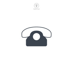 Phone icon. A sleek and recognizable vector illustration of a phone, symbolizing communication, calls, and mobile devices.