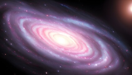 Fototapeta premium scientific render spiral galaxy | ai-generated