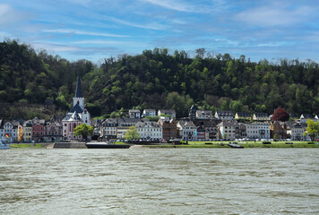 Fototapeta premium City view from Rhine