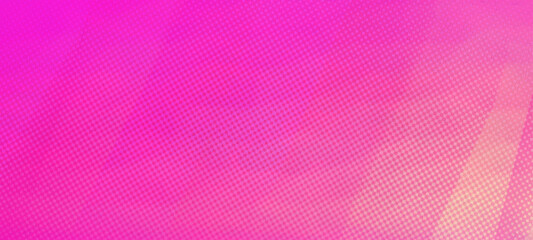 Pink gradient widescreen panorama background, Simple Design for your ideas, Best suitable for Ad, poster, banner, and various design works