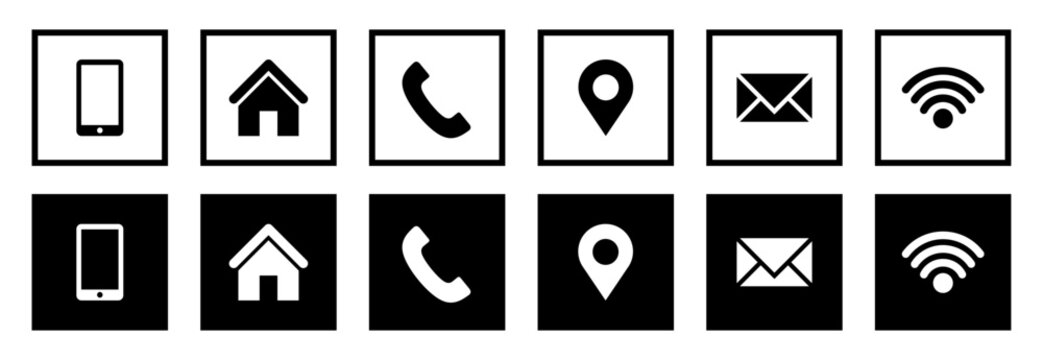 Icons For Phone, Cell Phone Fax Email Web Images – Browse 1,322 ...