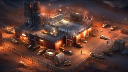Military Base Game Artwork