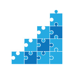 puzzle box icon vector design template