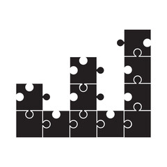 puzzle box icon vector design template