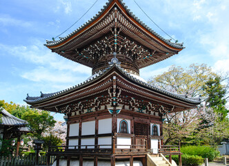 京都、本法寺の多宝塔
