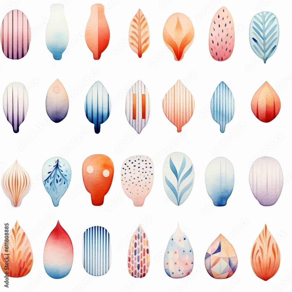 Fototapete seamless abstract textiles material texture illustration digital art tileable repeating
pattern wallpaper colorful background artwork generative ai