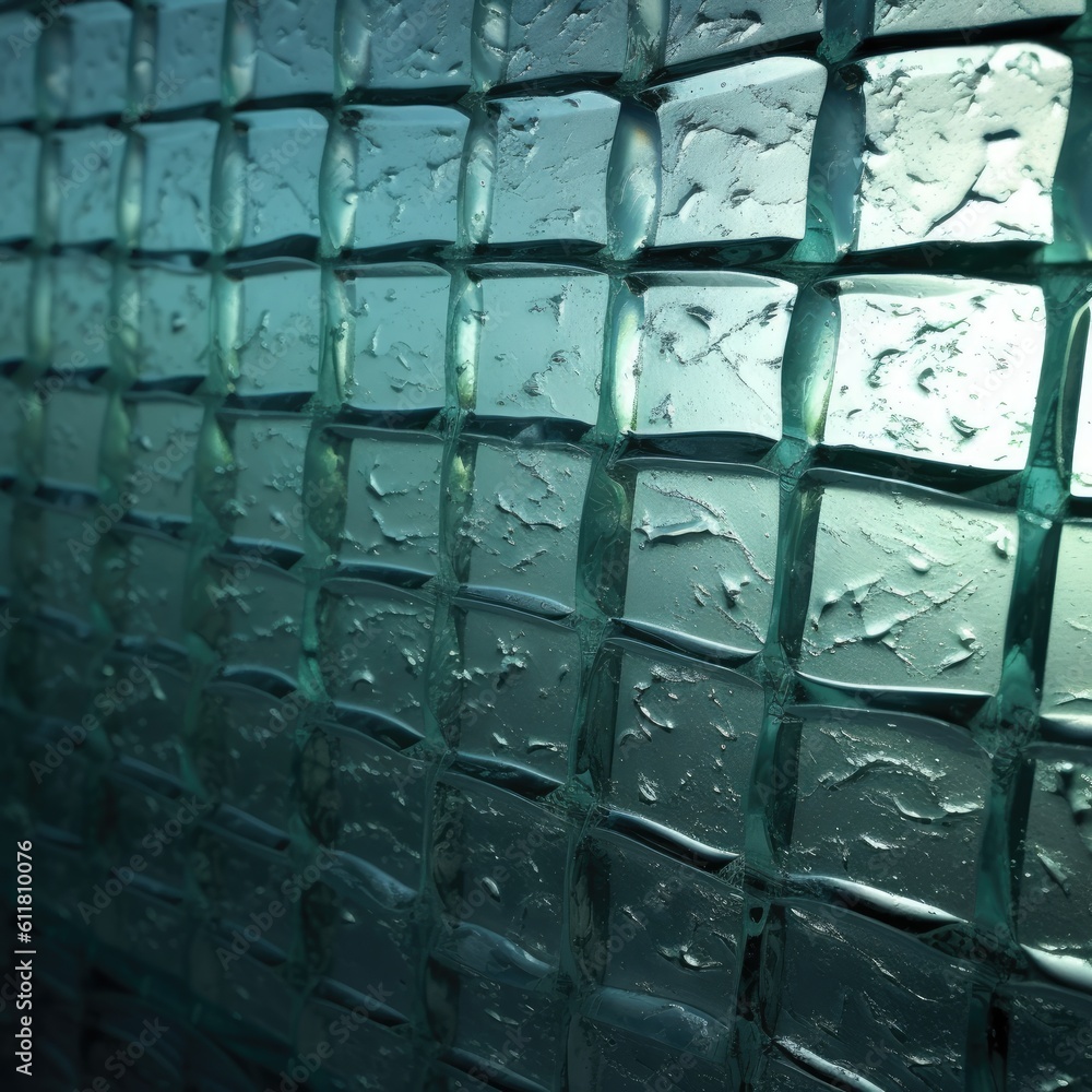 Poster background of glass texture