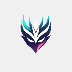 illustration of simple mask logo 