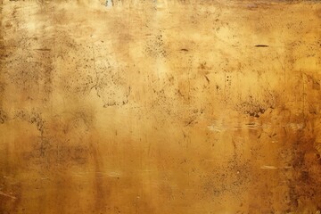 Scratched gold metal background texture created with Generative AI technology