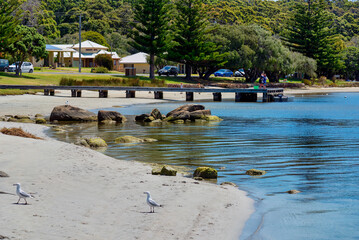Augusta's Jetty is the 'Old Town Jetty'. It is a popular point for launching kayaks and canoes