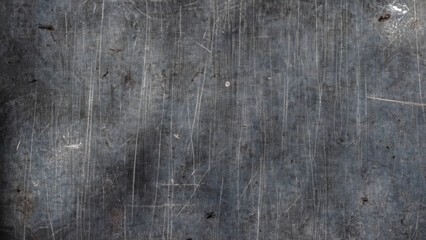 scratched grunge metal plate industrial - generative ai