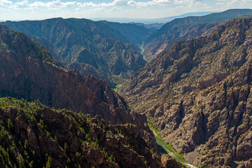 Black Canyon of the Gunnison river, Colorado, USA.