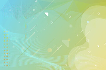 abstract geometric green background