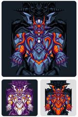 Experience the thrilling might of the Bat Mecha as it soars through the skies, blending the iconic essence of the Dark Knight with the formidable power of an Iron Suit