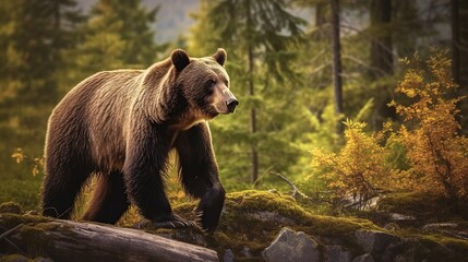 Obraz na płótnie Canvas photo bear animal Generative AI