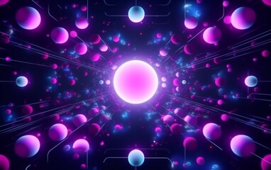 Neon Galactic Symphony: Mesmerizing Geometric Patterns and Cosmic Scenes, a Dazzling Collection for your Space-themed Dreams, Generative AI