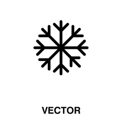 snowflake icon,vector illustration. vector snowflake icon illustration isolated on White background.eps