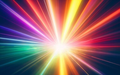 Dazzling Rainbow Spectrum: Mesmerizing Anamorphic Lens Flare Wallpaper in 8K, Dark Palette, Tightly Cropped Compositions, Cross-Processed Elegance, Generative AI