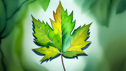 green leaves 