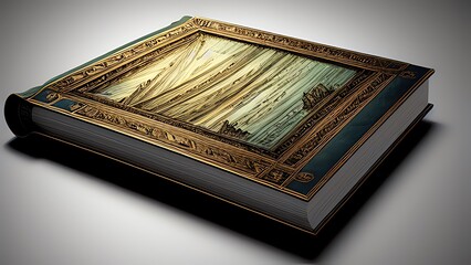 old book on a white background