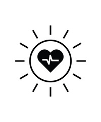 heart icon, vector best flat icon.