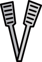 ミニカラーキャンプアイコン トング