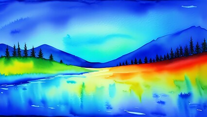 View of mountains 