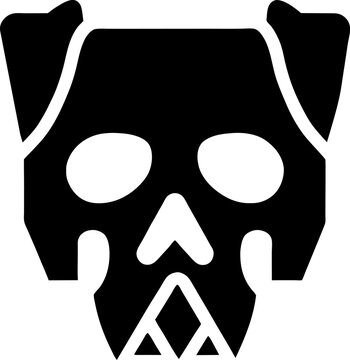 black skull dog