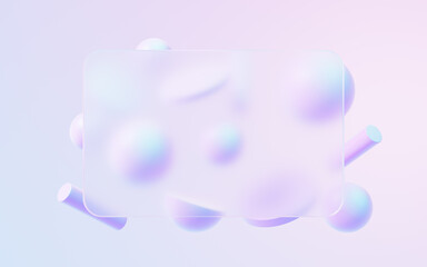 Abstract geometry shapes background, 3d rendering.