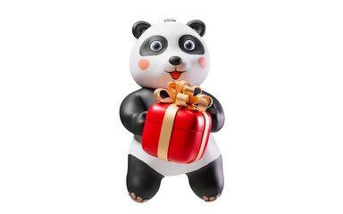 Panda with cartoon style, 3d rendering. © Vink Fan