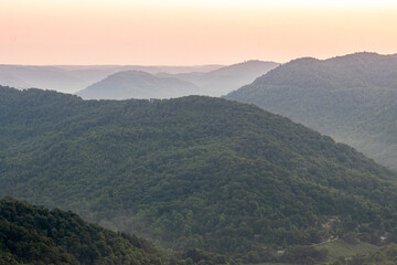 Mountains in Morning in Appalachia