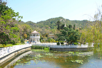 Fototapeta na wymiar Nanputuo Temple in Xiamen, China
