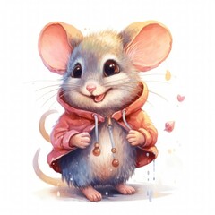 Mouse Illustration-Generative AI