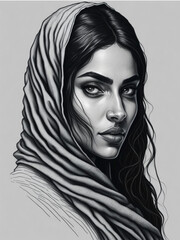 A painting drawing the beauty of the Middle East