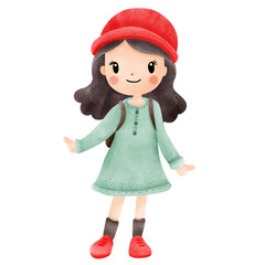 School element and back to school illustration