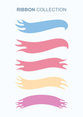 Obraz premium set of watercolor paint strokes