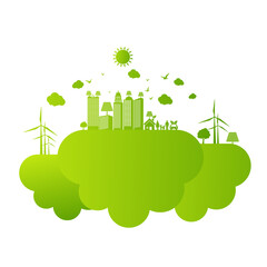 Eco Friendly concept, vector illustration