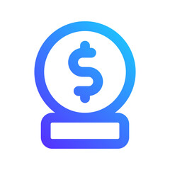 coin gradient icon