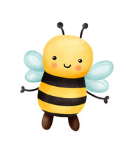 Cute honey bee