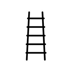 Ladder icon on white background.