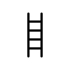 Ladder icon on white background.