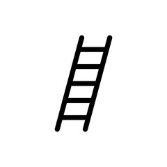 Ladder icon on white background.