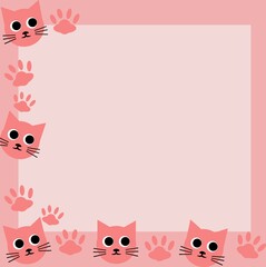 Gato, Ilustración de gato, Para tarjeta o Poster