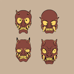 monster art vector illustration suitable for branding needs and so on