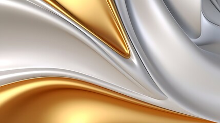 Abstract white luxury liquid Wave Background. Generative AI