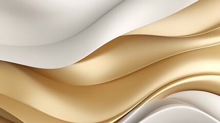 Abstract white luxury liquid Wave Background. Generative AI