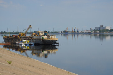 Fototapeta premium Morning on the Volga