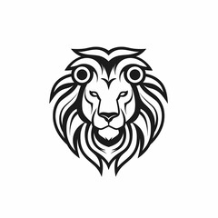 Obraz na płótnie Canvas Lion Logo. Generative AI
